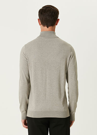 Beymen Club Beige Half Turtleneck Basic Sweater - 5