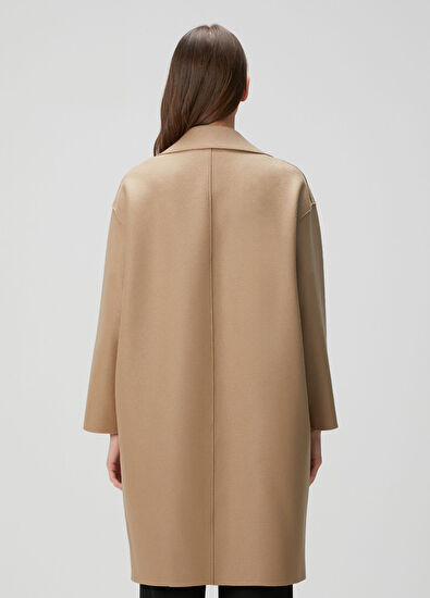 Harris Wharf London Ten Double-Breasted Wool Coat - 4