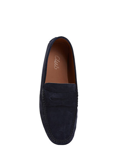 Beymen Club Navy Blue Men'S Suede Driver - 4