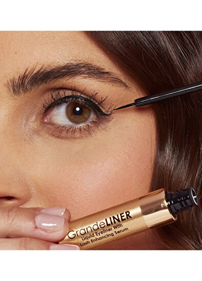 Grande Cosmetics GrandeLINER 2’si 1 Arada Likit Eyeliner + Kirpik Güçlendirici Serum - 4