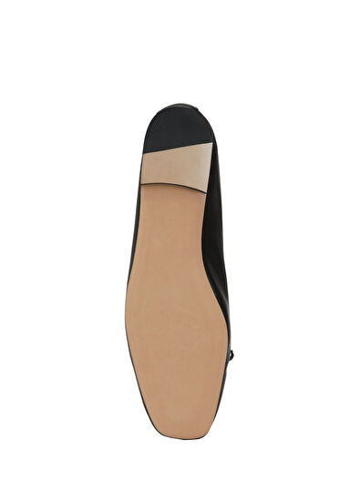 Beymen Club Siyah Logo Kup Aksesuarlı Deri Babet - 5