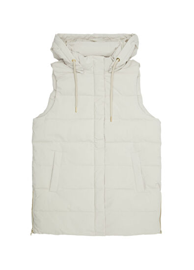 Beymen Club Stone Hooded Puffer Vest - 7