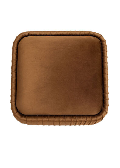 Pinarch Design Drape Kahverengi Puf - 7