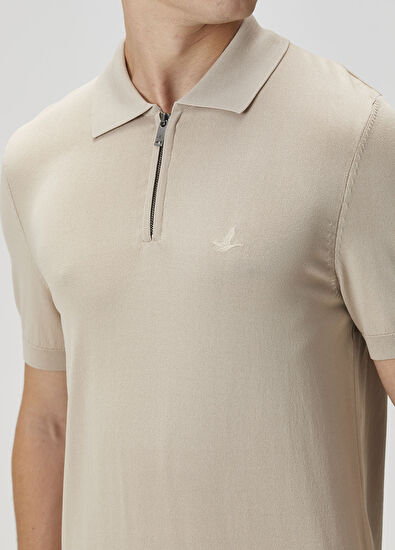 Beymen Club Vizon Polo Yaka Kısa Kollu Triko - 5