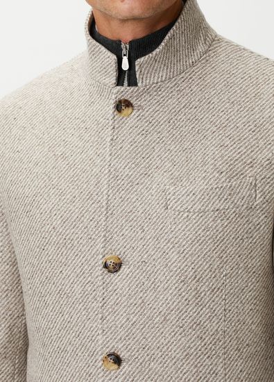 Brunello Cucinelli Beige Cashmere Jacket - 5