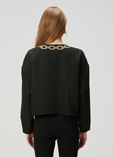 Beymen Club Siyah Simli Ceket - 5