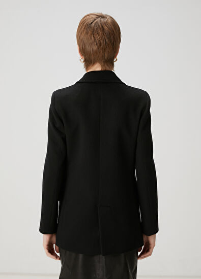 Beymen Club Siyah Kruvaze Ceket - 4