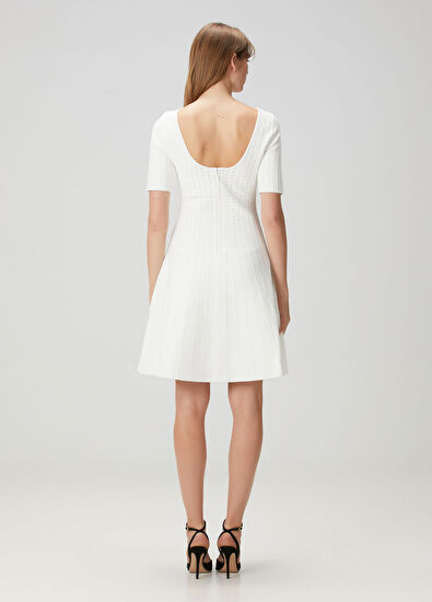 Herve Leger Donna White Mini Dress - 4