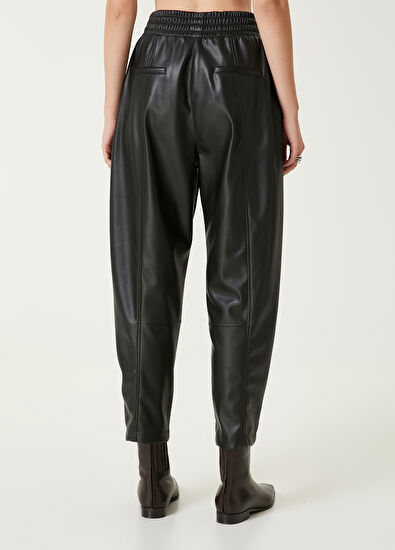 Beymen Club Siyah Suni Deri Pantolon - 6