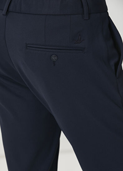 Beymen Club Navy Blue Waist Corded Sports Pants - 5