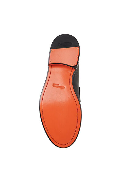 Alfie Siyah Bantlı Erkek Deri Loafer - Görsel 6