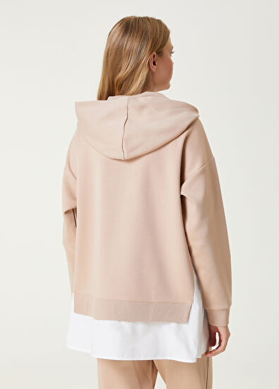 Beymen Club Beige Shirt Detailed Sweatshirt - 6