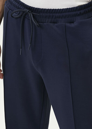 Beymen Club Navy Blue Ribbed Sweatpants - 4
