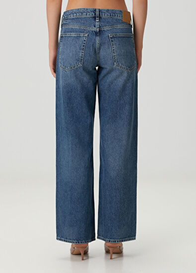 Rag&Bone Saige Relaxed Straight Blue Jeans - 4