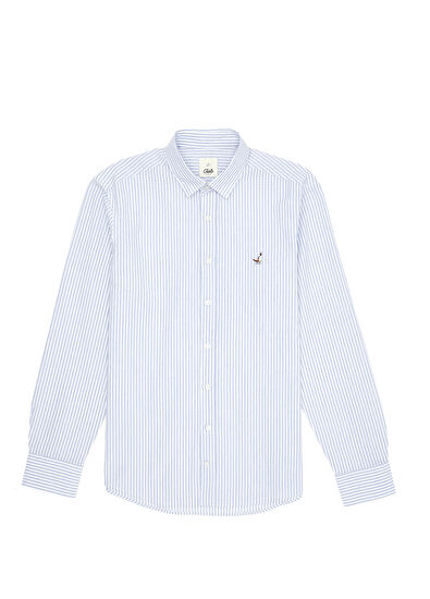 Beymen Club Comfort Fit Light Blue Stripe Patterned Shirt - 7