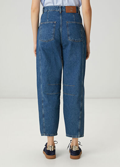 Beymen Club Slouchy Mavi Jean Pantolon - 5