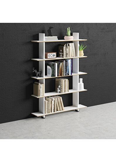 Koleksiyon Bachata H162 Beyaz Duvar Rafı 24x120 cm - 4