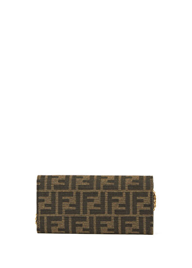 Fendi Baguette Continental Kahverengi Kadın Çanta - 4