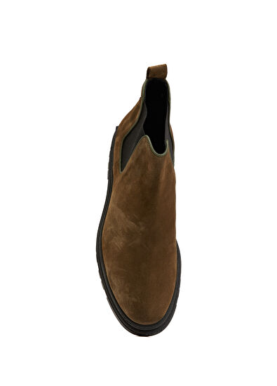 Beymen Club Khaki Men's Leather Boots - 4