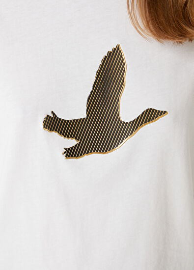 Beymen Club White Logo Printed T-Shirt - 5