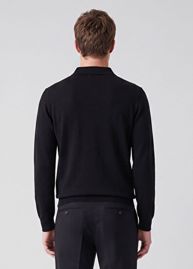 Beymen Club Black Polo Sweater - 5