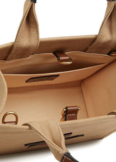 Beymen Club Kahverengi Small Kadın Canvas Çanta - 5