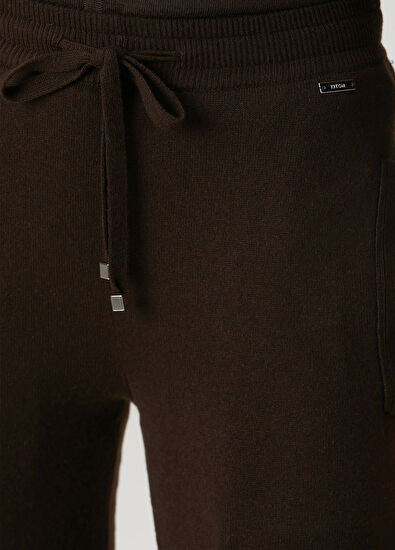 Kiton Kahverengi Kaşmir Eşofman Altı - 5