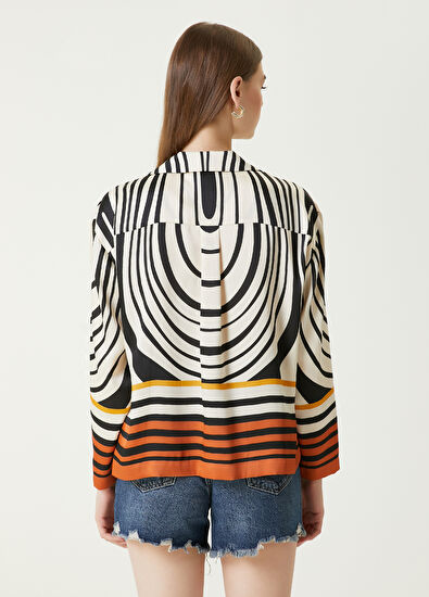 Beymen Club Ekru Desenli Gömlek - 6