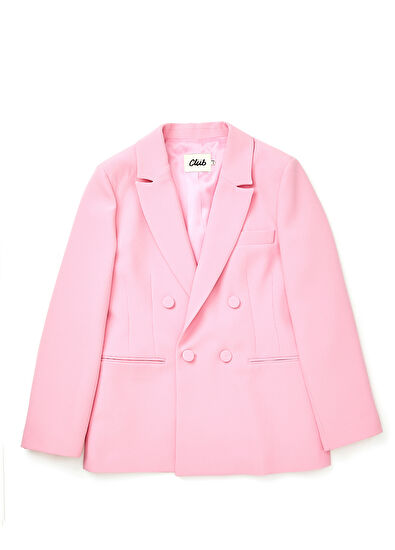 Beymen Club Pembe Kırlangıç Yaka Kruvaze Blazer - 7