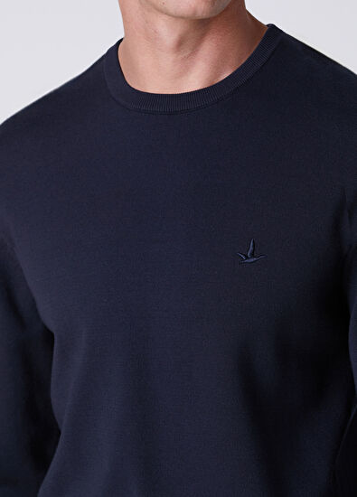 Beymen Club Navy Blue Basic Sweater - 6