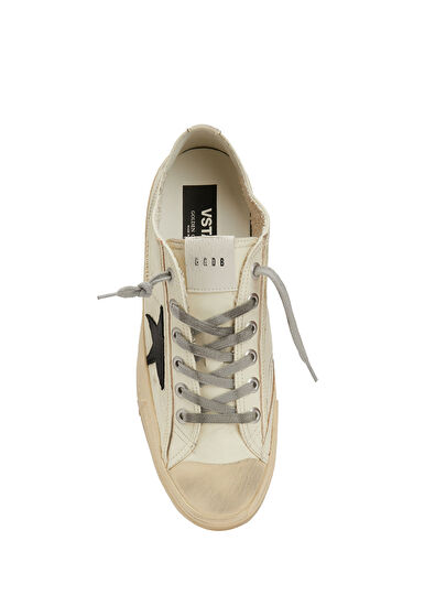 Golden Goose V-Star Black White Men's Leather Sneakers - 3