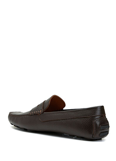 Beymen Club Dark Brown Men's Leather Loafer - 3