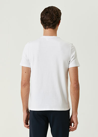 Beymen Club Beyaz Renkli Yelkenli Baskılı T-shirt - 5