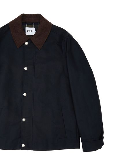 Beymen Club Navy Blue Velvet Collar Coat - 7
