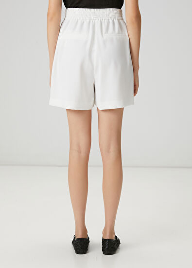 Beymen Club Kırık Beyaz Twill Şort - 4