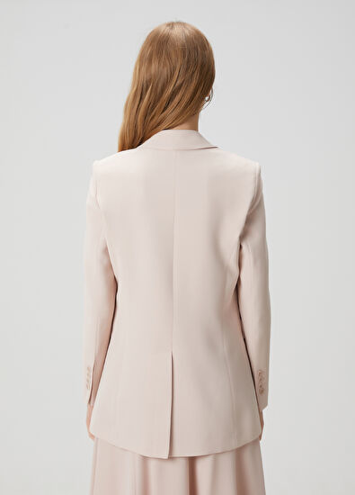 Beymen Club Açık Bej Krep Blazer - 4