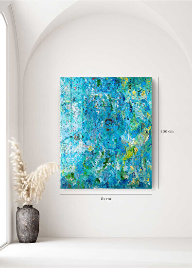 Lovinart Child's Dream by Ferruh Karakaşlı 100x81 cm Tablo - 3