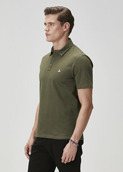 Beymen Club Comfort Fit Khaki Polo T-Shirt - 3