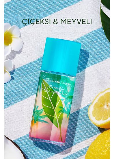Elizabeth Arden Green Tea Coconut Breeze EDT 100 ml Ferah Hindistan Cevizi & Yeşil Çay Kadın Parfümü - 3