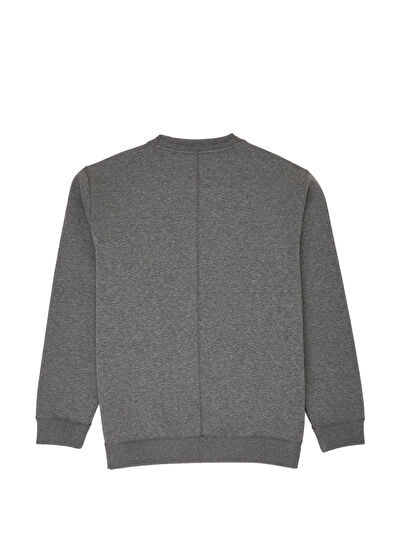 Beymen Club Antrasit Melanj Oversized Sweatshirt - 6