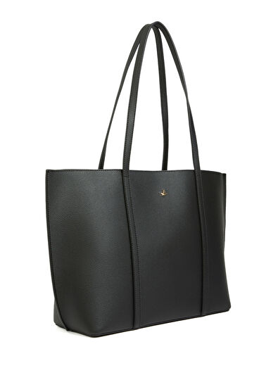 Beymen Club Picollo Siyah Kadın Alışveriş Çantası - 3
