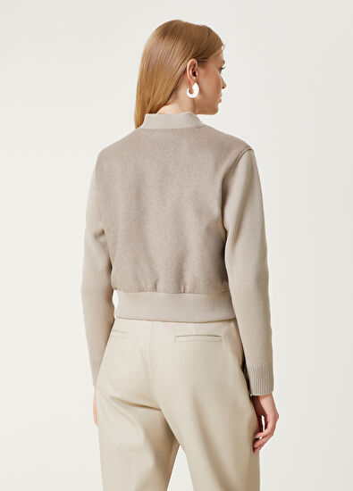 Beymen Club Koyu Bej Yün Bomber Ceket - 6