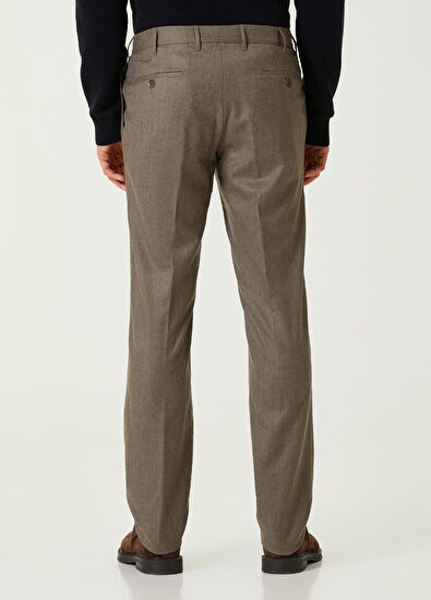 Rota Taupe Yün Pantolon - 3