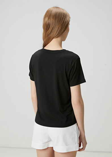 Beymen Club Black Modal T-Shirt - 4