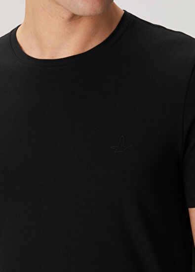 Beymen Club Black Logo Printed T-Shirt - 6