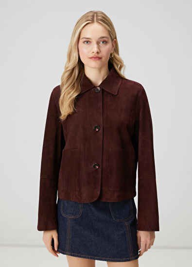 Beymen Club Bordo Süet Ceket - 3