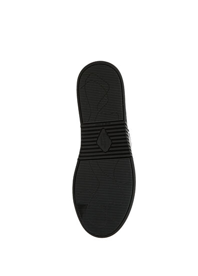 VL7N Siyah Erkek Deri Sneaker - Görsel 7
