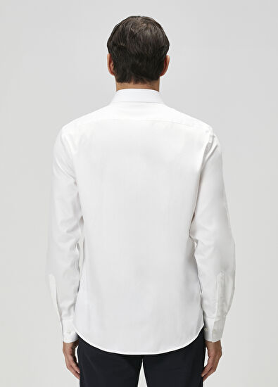 Beymen Club Slim Fit Beyaz Gömlek - 5
