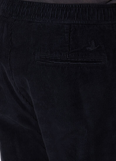 Beymen Club Relax Fit Siyah Beli Kordonlu Kadife Pantolon - 5