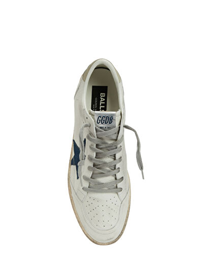 Ball Star Beyaz Erkek Deri Sneaker - Görsel 6